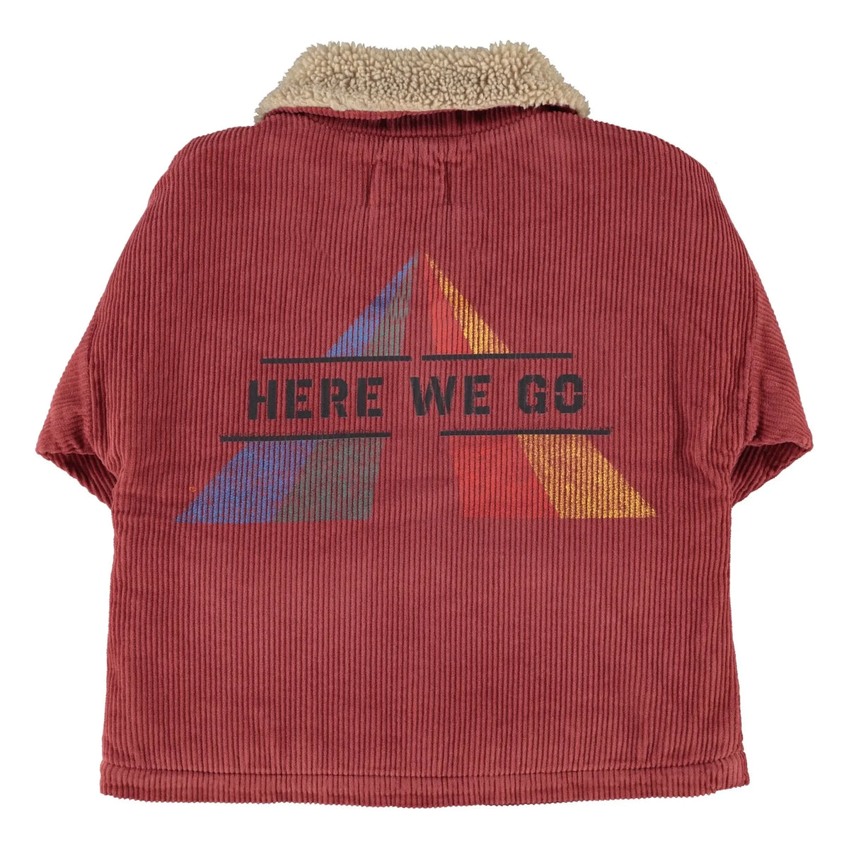 Piupiuchick - Here We Go Velvet Organic Cotton Jacket | Burgundy