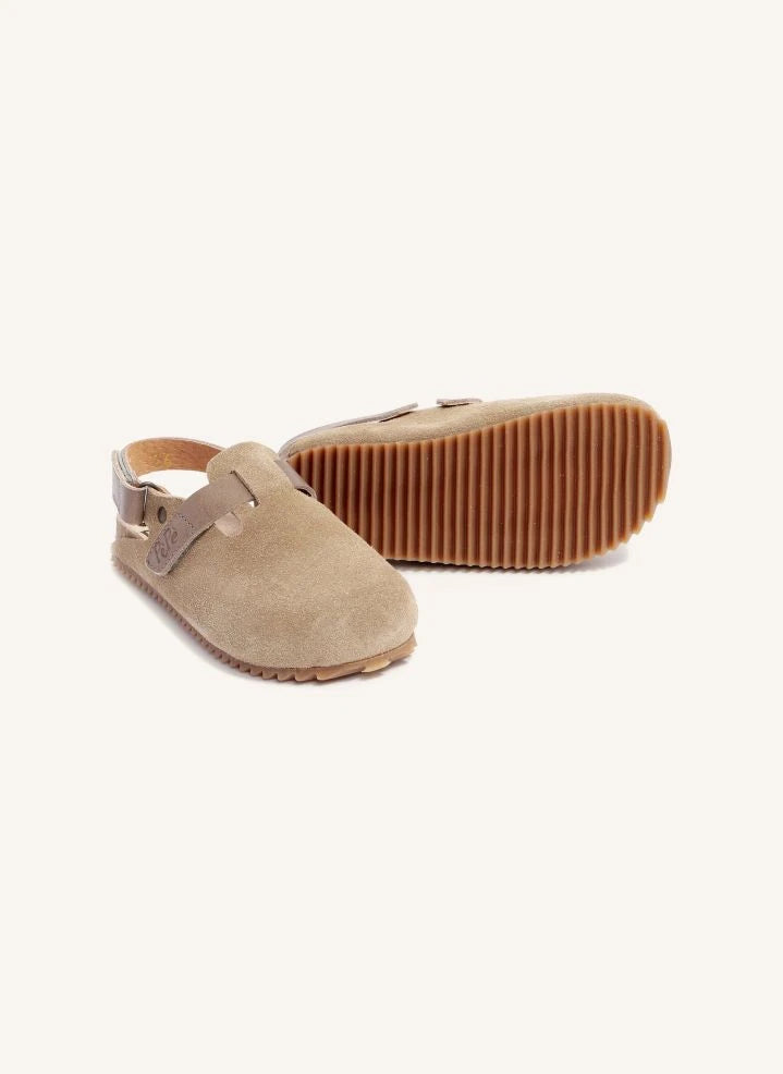Pèpè - Beige Suede Slippers