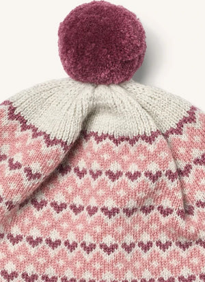 Wheat - Doonia Merino Wool Beanie | Pink