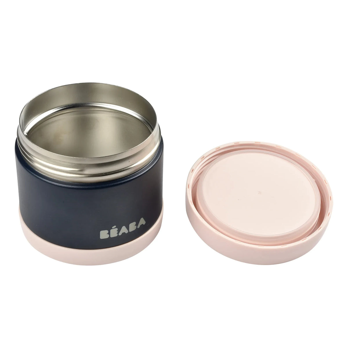Béaba - Insulated Stainless Steel Food Storage Container - 500 ml | Navy Blue