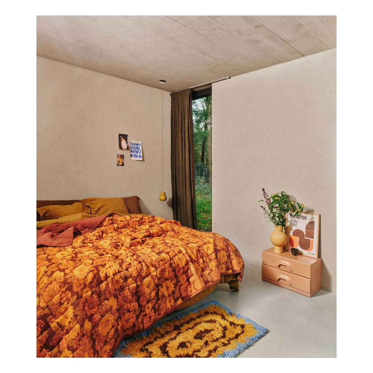 HKliving - Pendant Light Bulb | Mustard