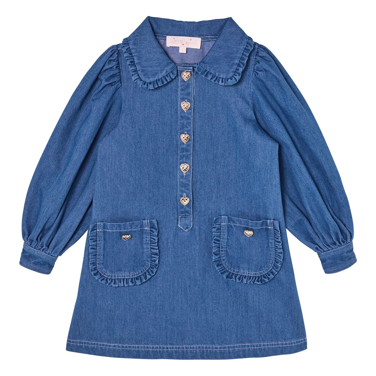 Tutu du Monde - Heartstring Denim Dress | Blue