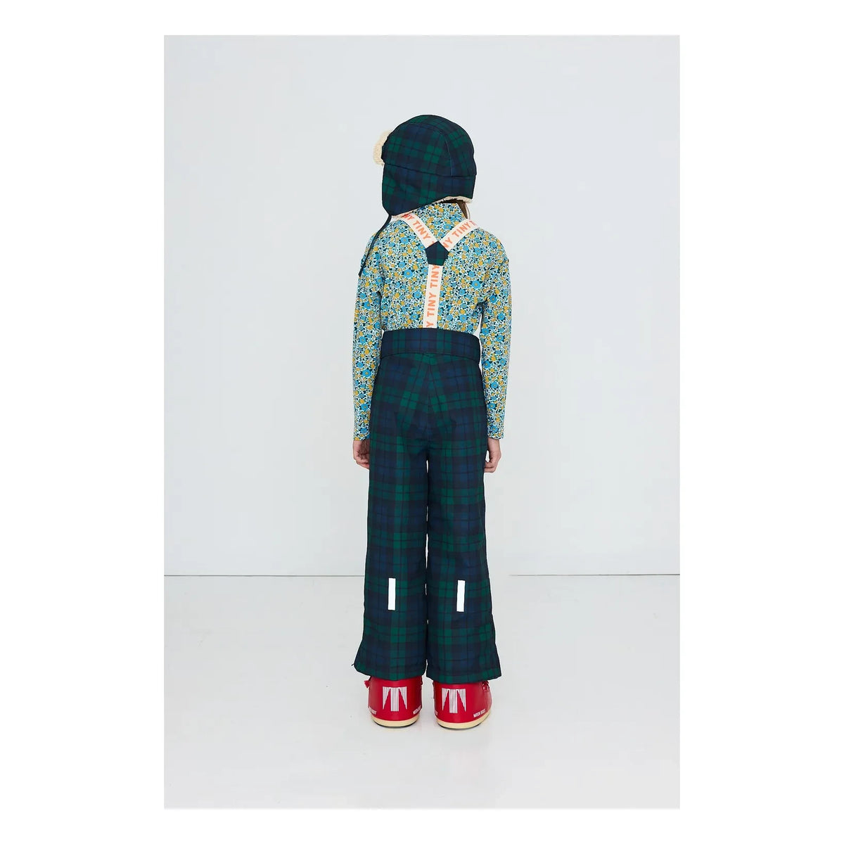 Tinycottons - Checkered Ski Pants | Green