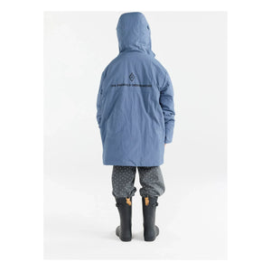 The Animals Observatory - Aslan Long Jacket Recycled Fiber | Grey blue