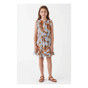 Zimmermann - Organic cotton ruffled dress | Orange