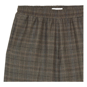 Smallable Woman - Quinn Prince of Wales Wool Jogger | Brown