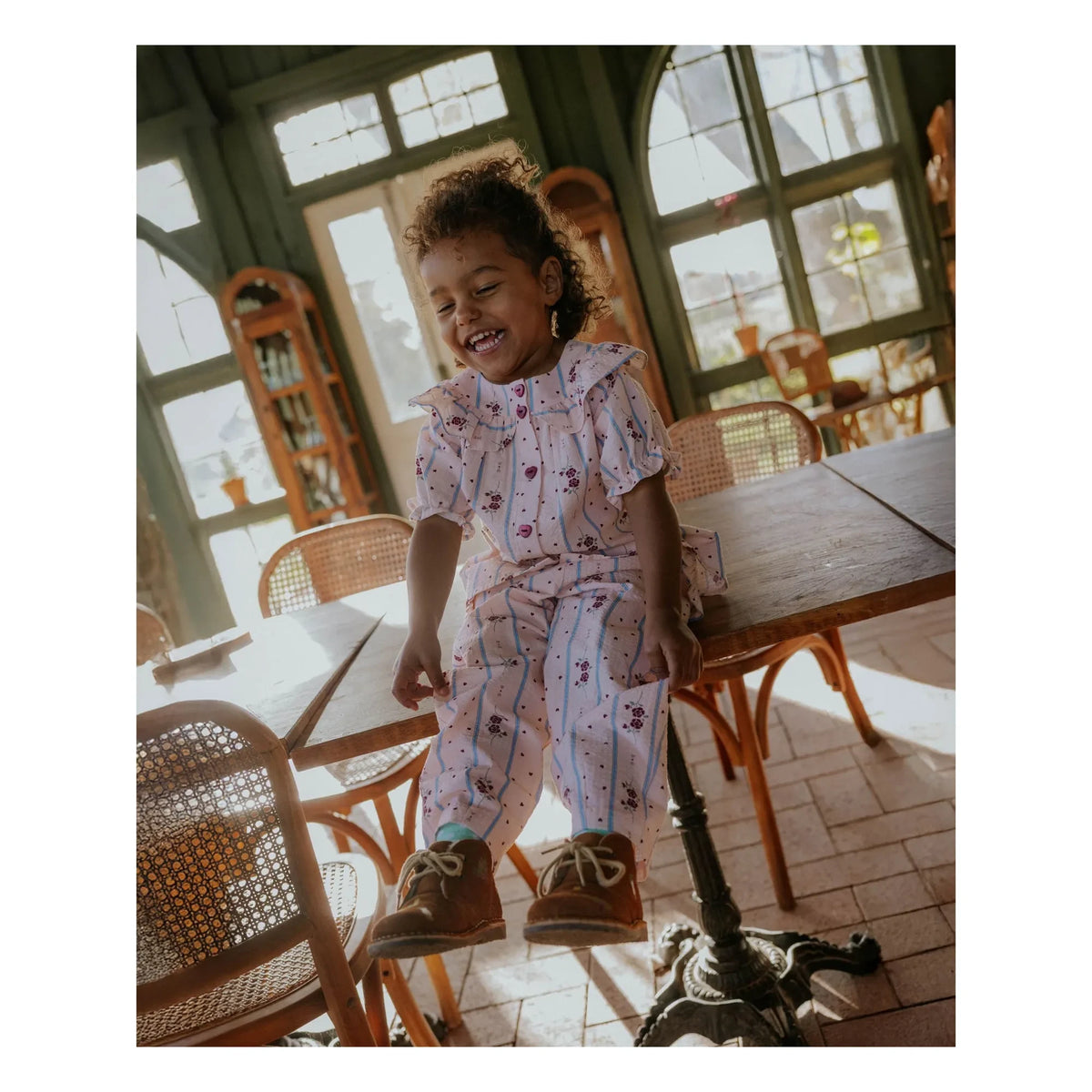 Fliink - Flower Dove Pants | Pink