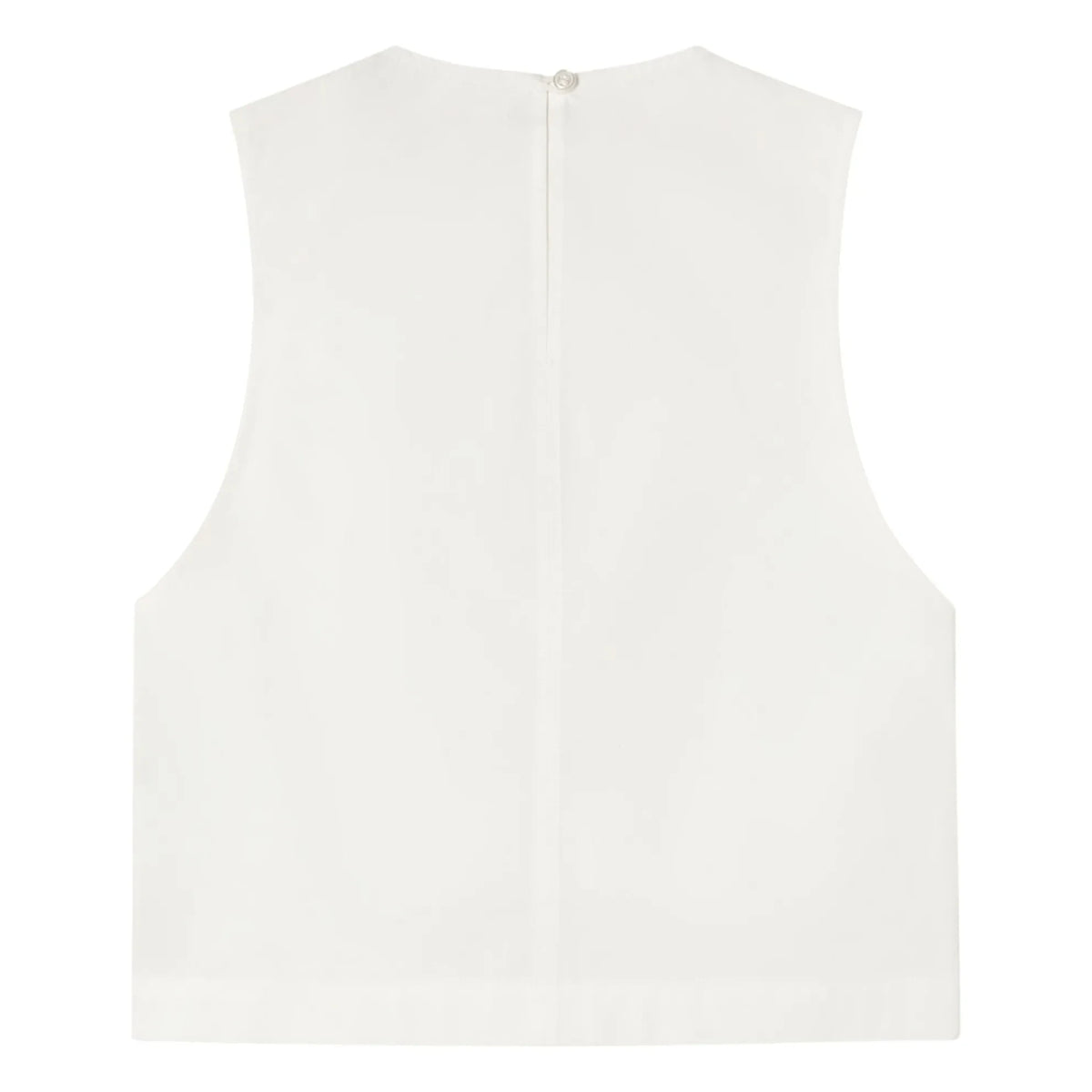 The Tiny Big Sister - Cotton Top | White
