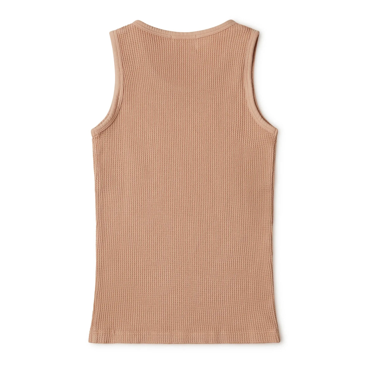 Matona - Organic Cotton Waffle Tank Top | Peach