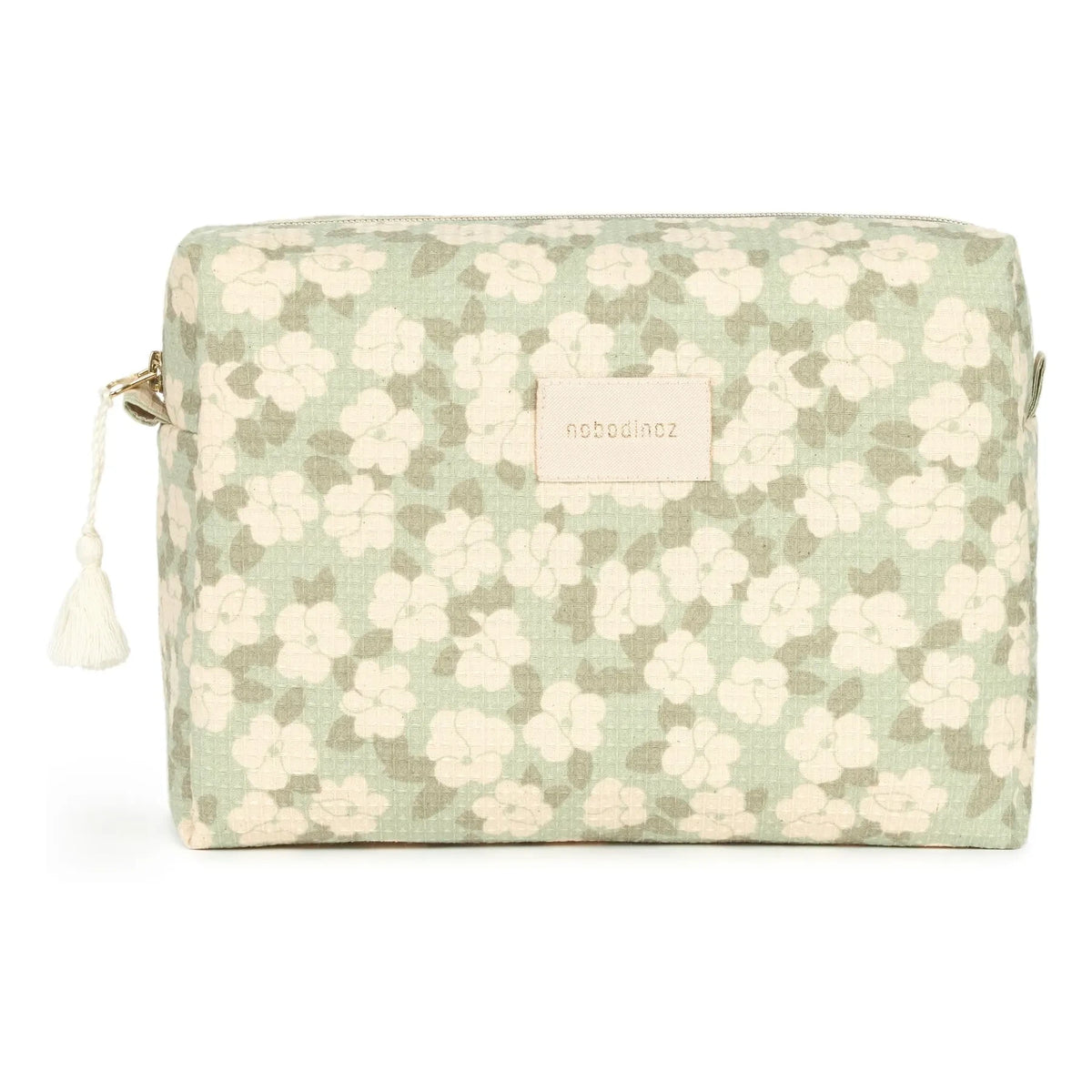 Nobodinoz - Diva Opera Sakura Makeup Bag | Sage