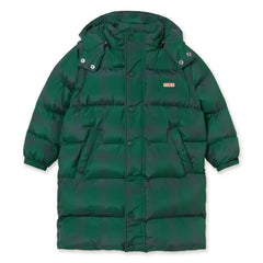 Tinycottons - Tartan Puffer Jacket | Green