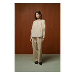 BELLEPIECE - Lee Silk Blouse | Latte