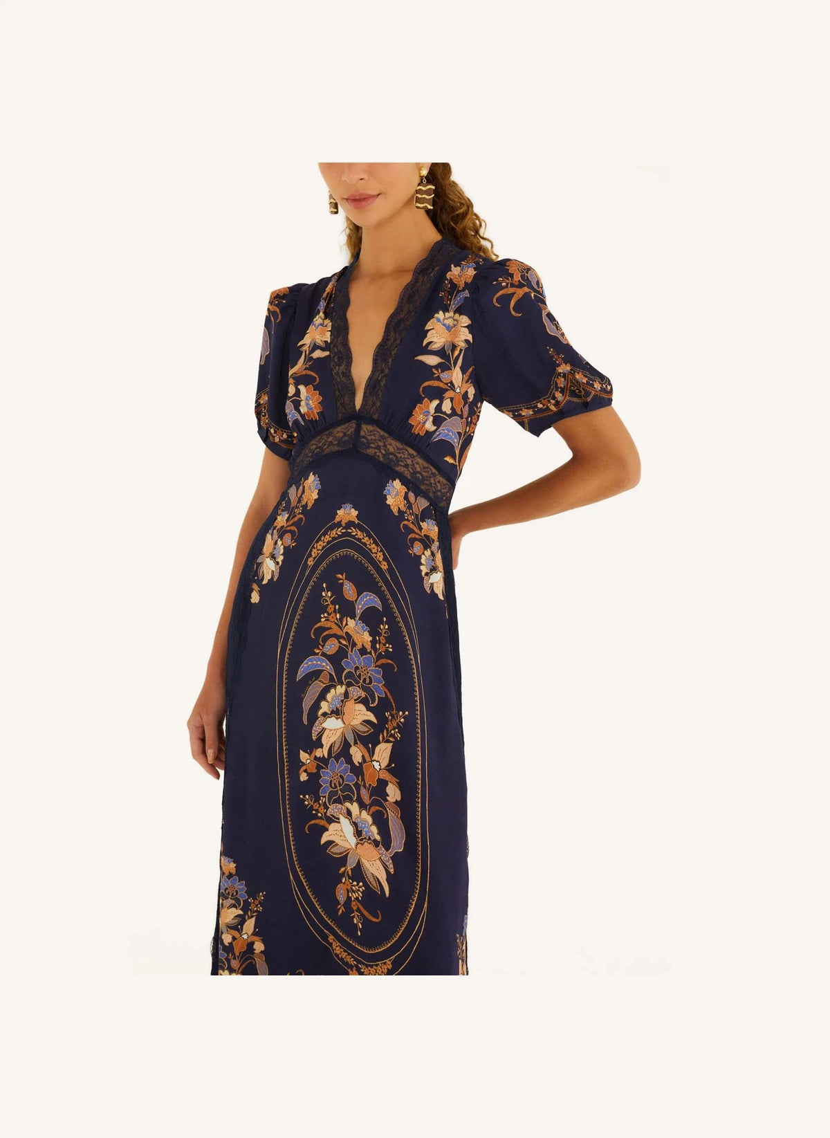 Farm Rio - Lara dress | Navy