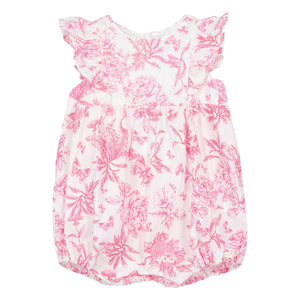 Tartine et Chocolat - Toile de Jouy Inspired Floral Jumpsuit | Pink