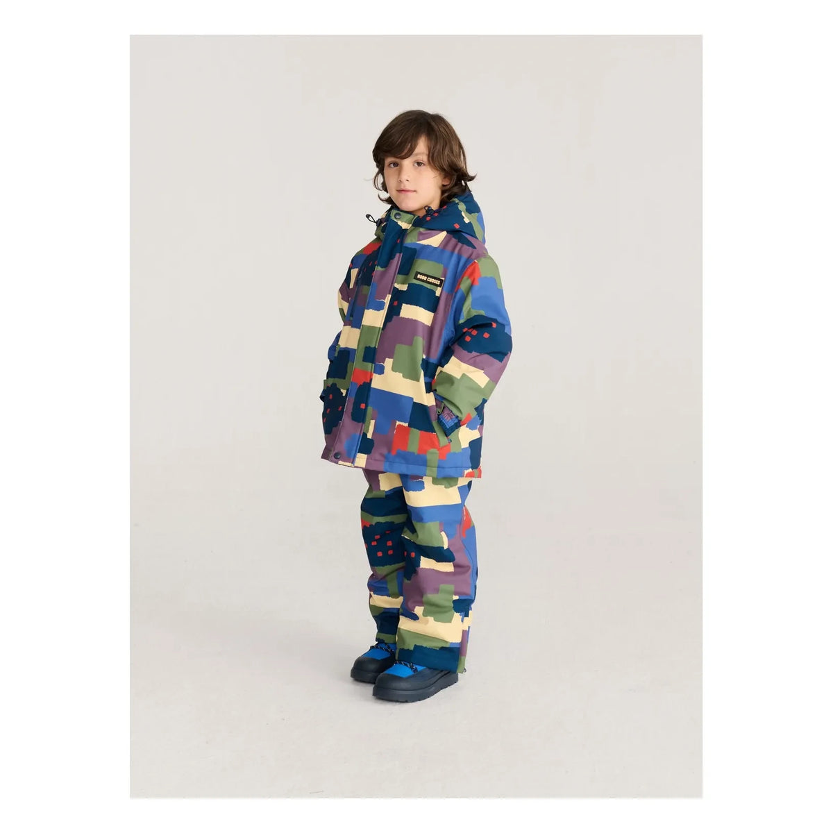 Bobo Choses - Camouflage Recycled Fiber Ski Pants | Khaki
