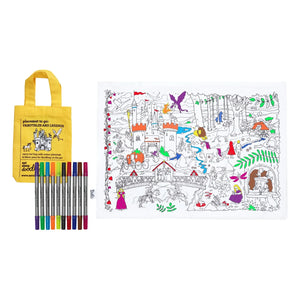 EatSleepDoodle - Fairy Tale Coloring Placemat