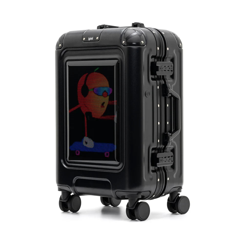 iPixi - Titan Large LED Screen Smart Special Edition Black Suitcase