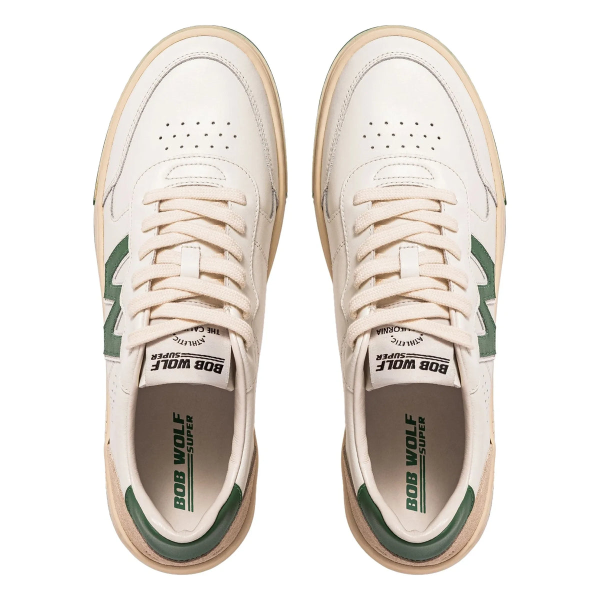 Bob Wolf - Legacy Leather and Suede Sneakers | Green