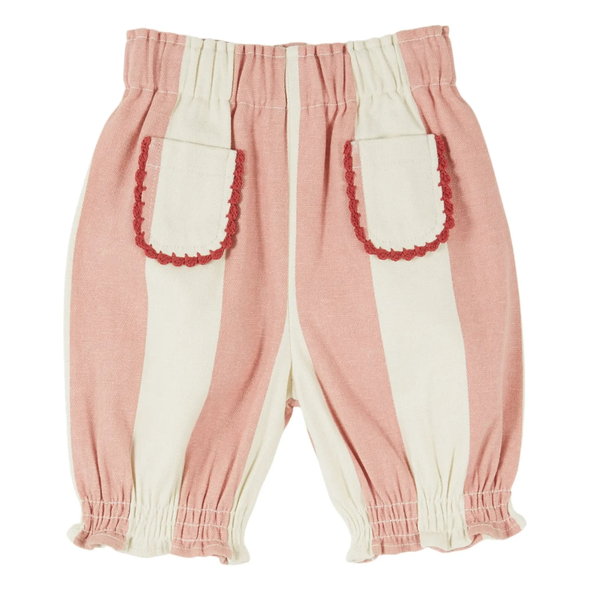 Emile et Ida - Striped Sarouel Pants | Pink