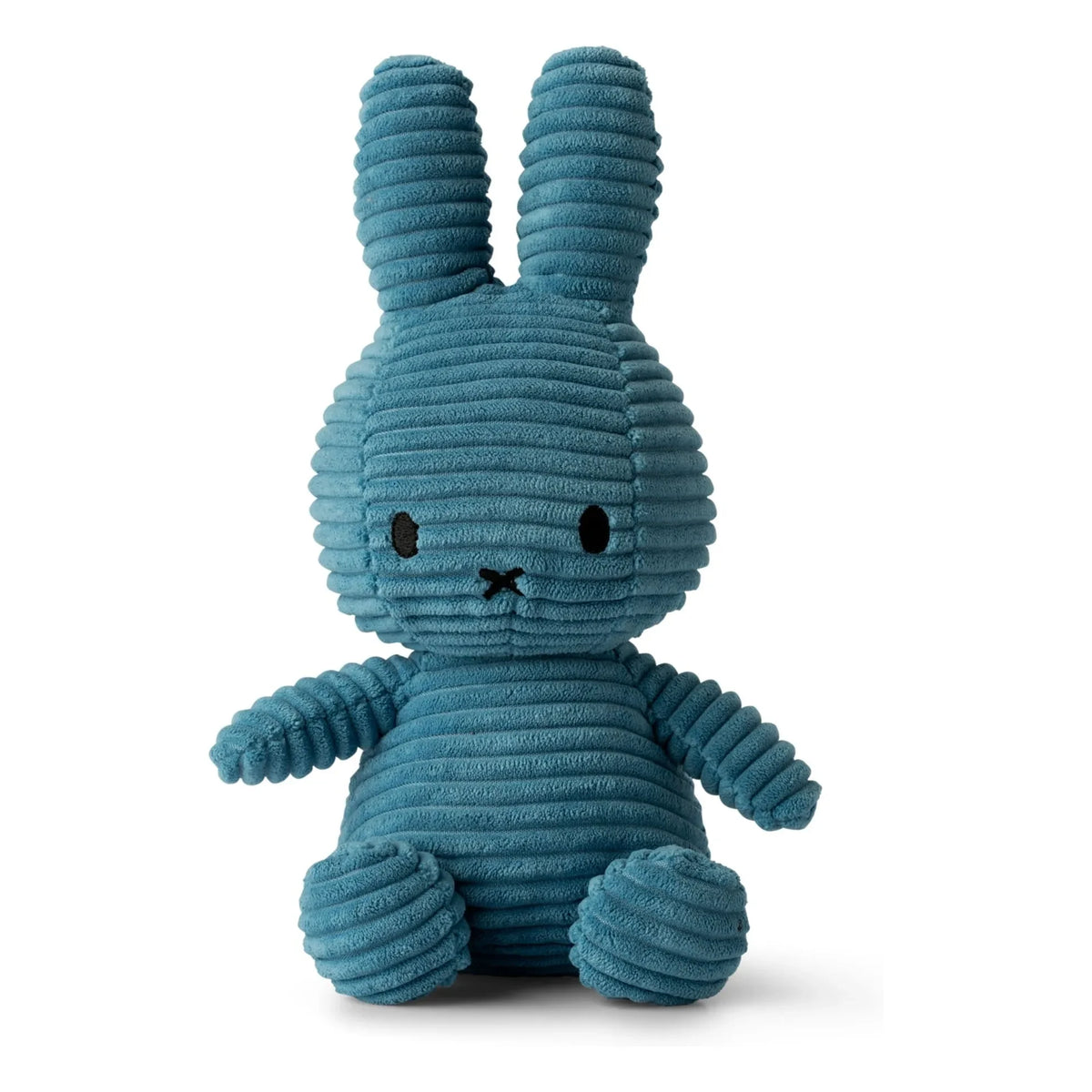 Bon Ton Toys - Velvet-textured Miffy Plush | Petrol Blue