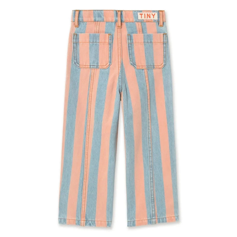 Tinycottons - Striped Jeans | Light Blue
