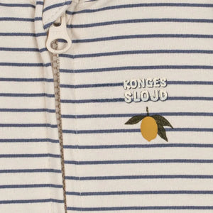 Konges Sløjd - Basic Striped Organic Cotton Romper | Ecru
