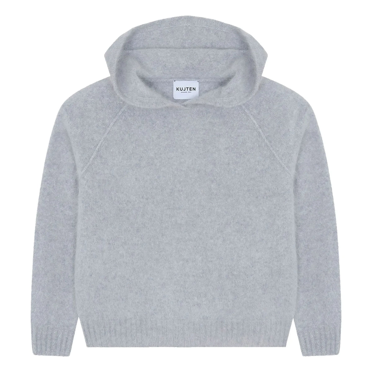 Kujten - Soso Cashmere Hooded Sweater | Light Gray