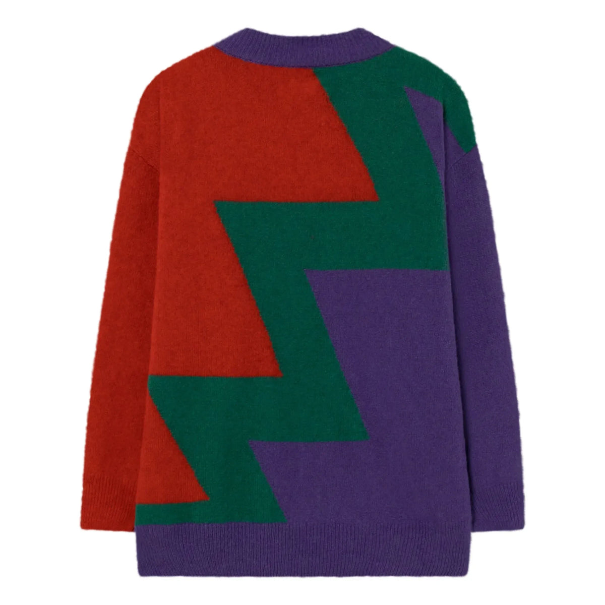 The Animals Observatory - Bull Multicolored Sweater | Purple