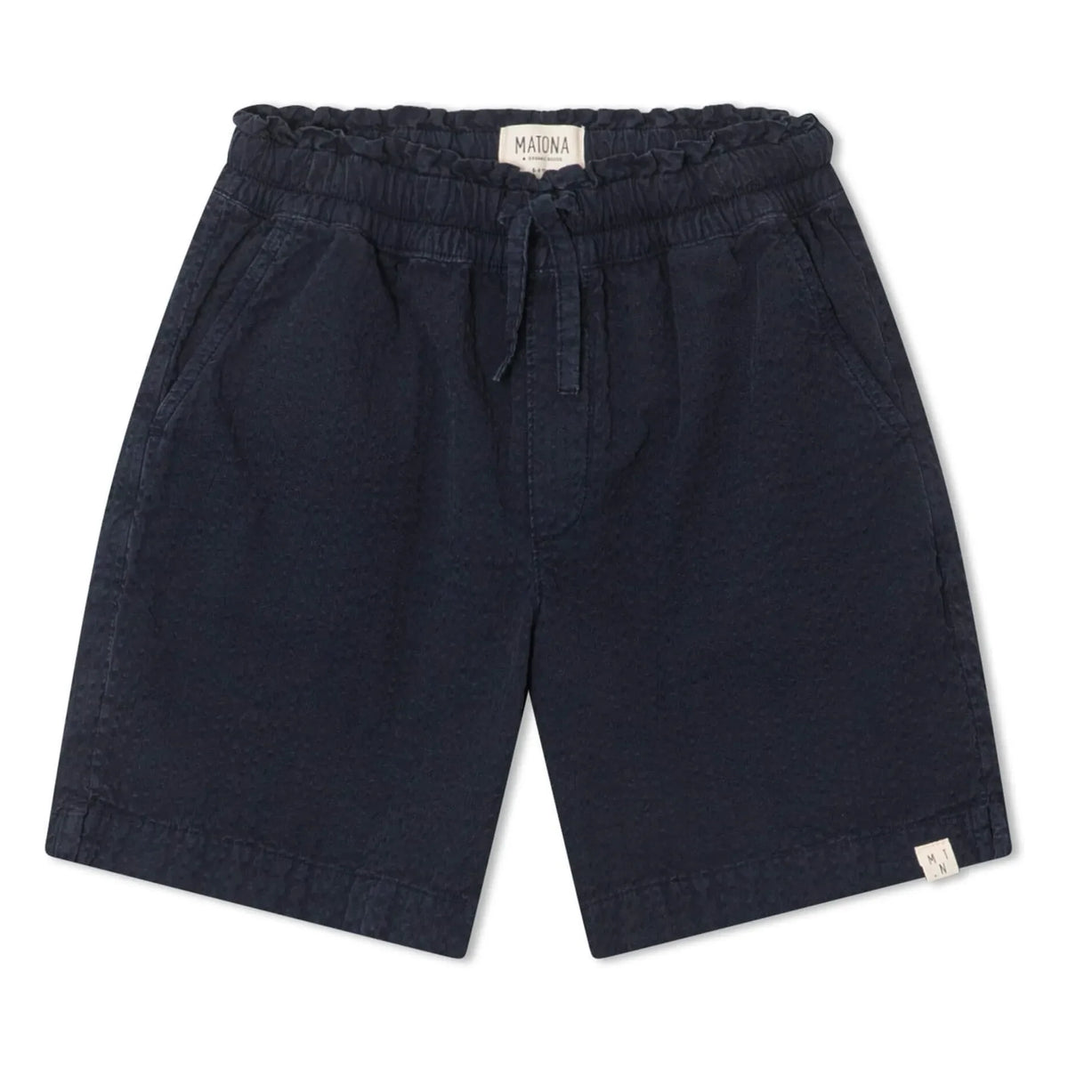 Matona - Organic Cotton Bermuda Shorts | Navy