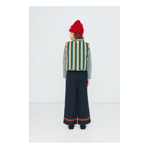 Tinycottons - Striped Pants | Dark Blue