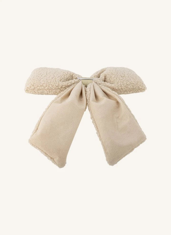 Bloomingville - Ruby Bow Christmas Ornament | Beige