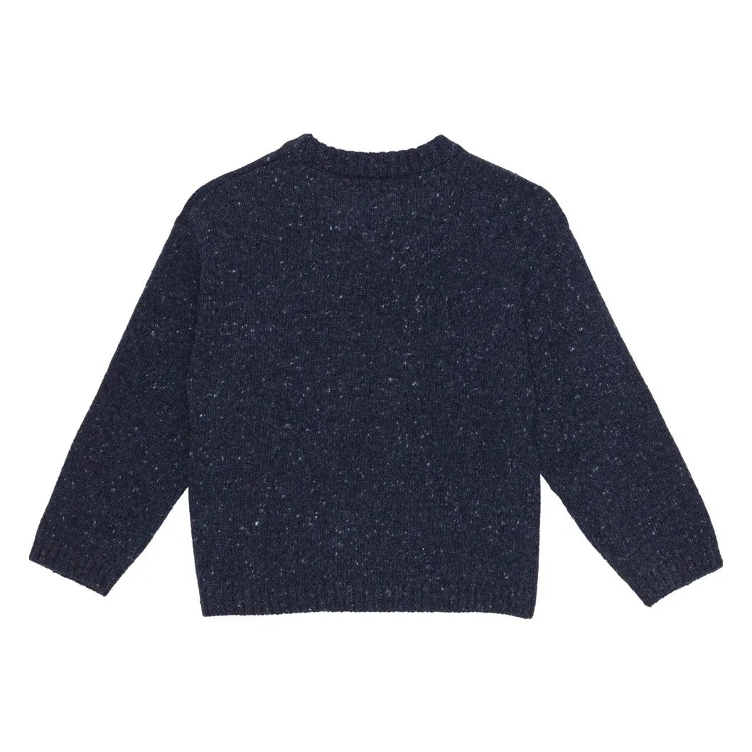 brunobruno nation - Jude Merino Wool Sweater | Blue