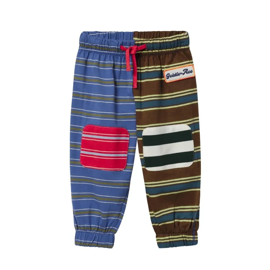 Goldie + Ace - Striped Jogger | Blue