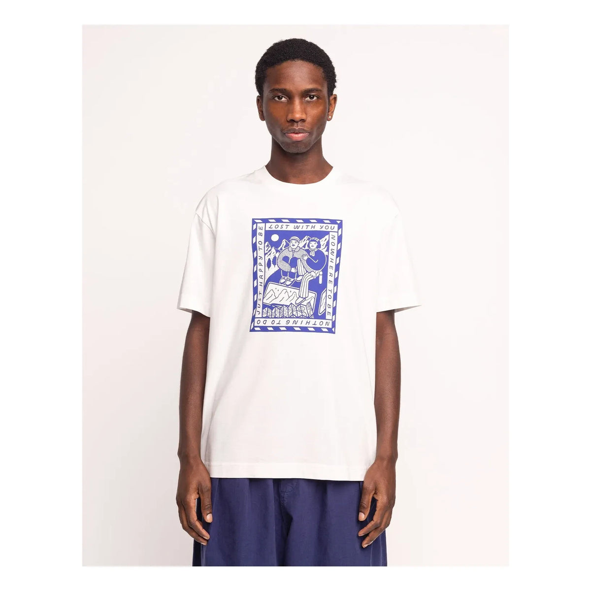 Olow - "Lost With You" Cotton T-Shirt | Warm White