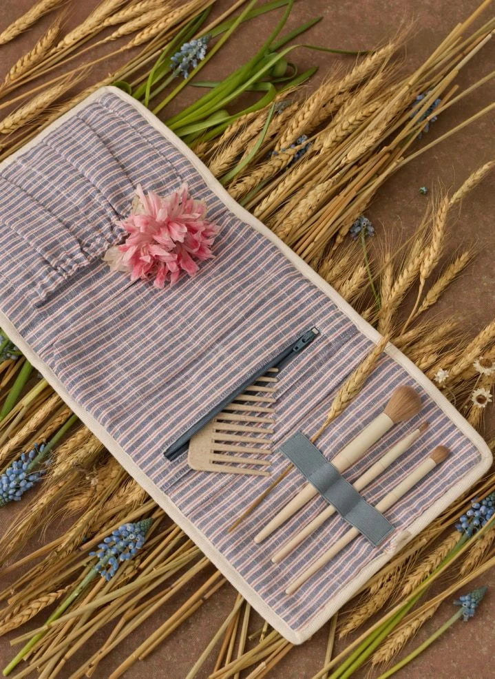 Louise Misha - Teila Makeup Brush Case | Cream