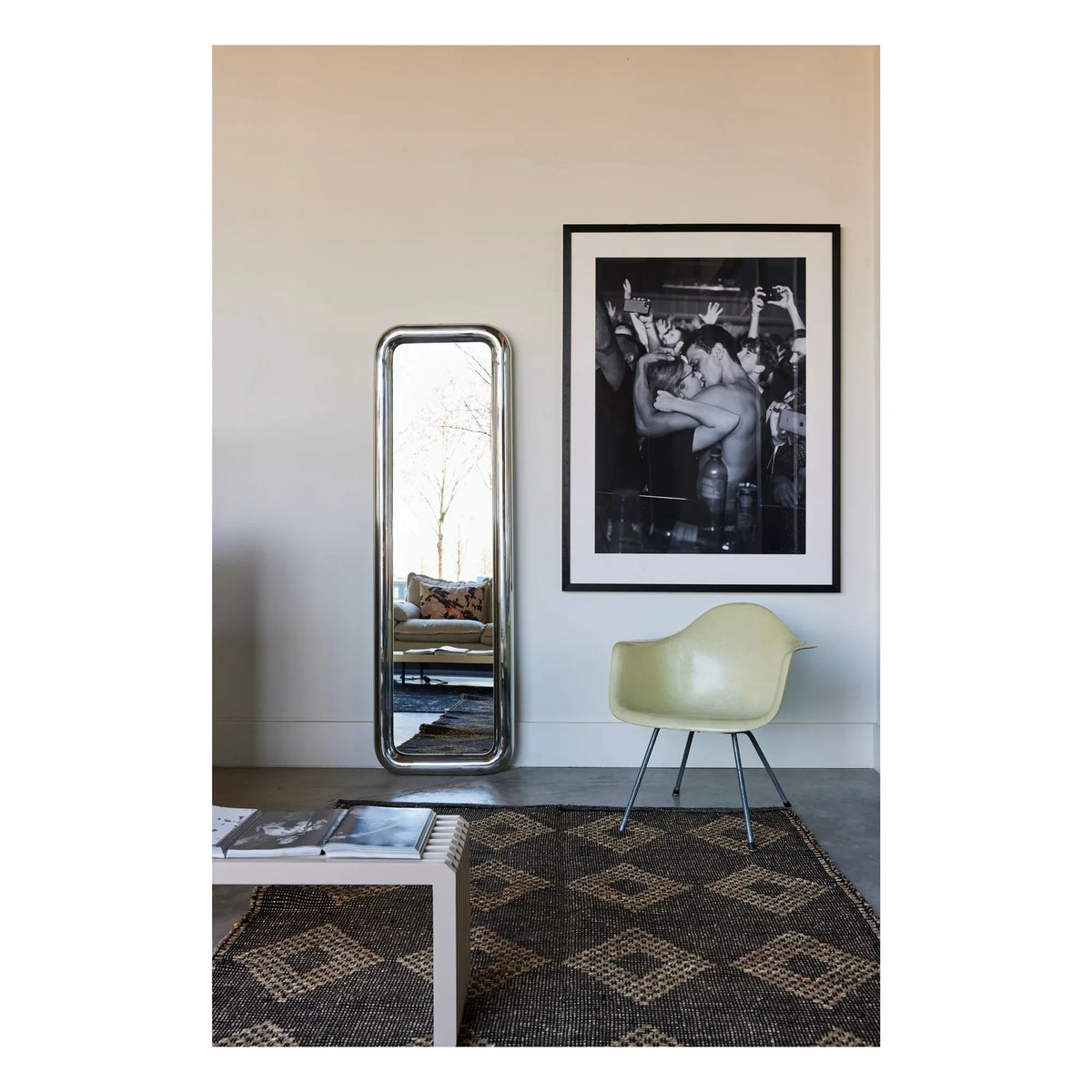 HKliving - Fluffy chrome mirror | Chrome