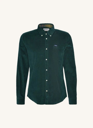 Barbour - Ramsey Velvet Shirt | Chrome Green