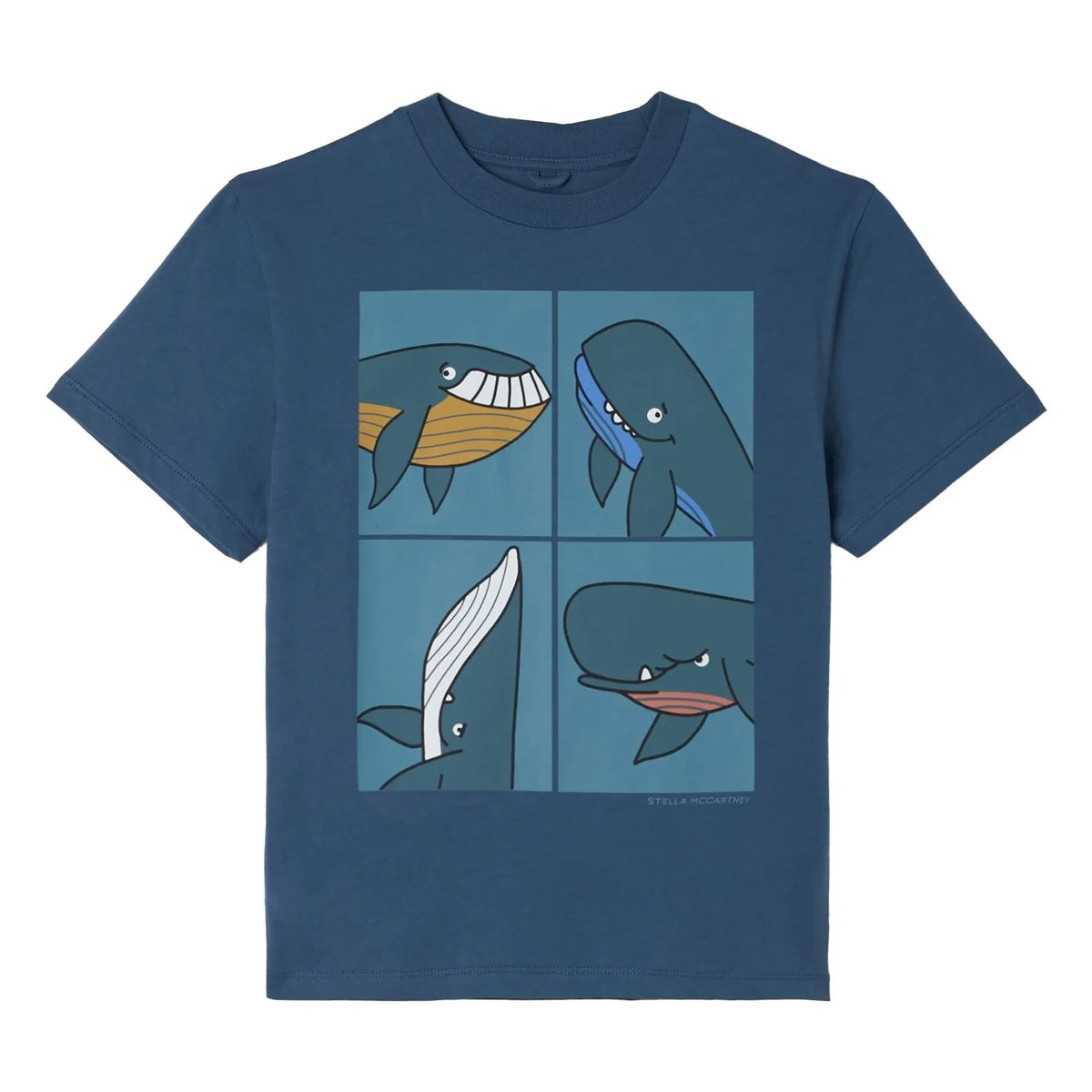 Stella McCartney Kids - Whale T-Shirt | Blue