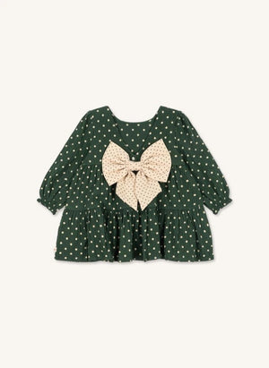 Konges Sløjd - Elin Polka Dot Dress, Organic Cotton | Green