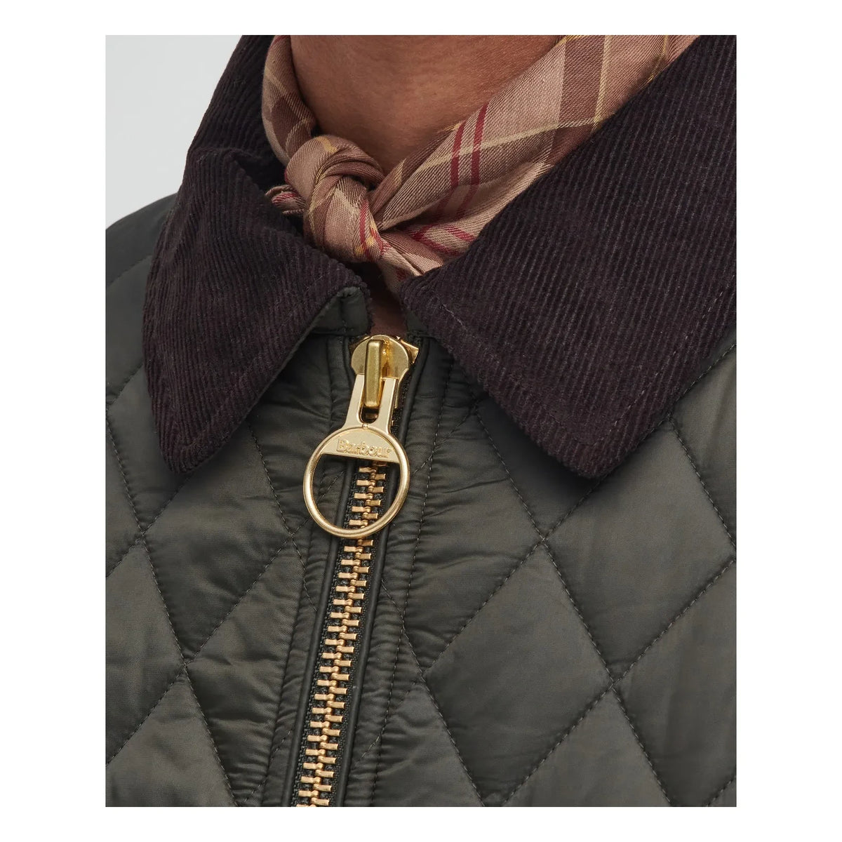 Barbour - Beadnell Tailored Quilted Jacket | Khaki
