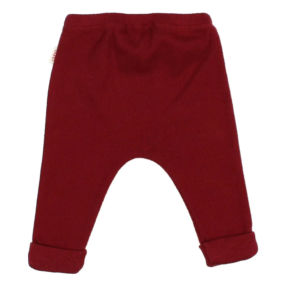 Búho - Ribbed Ankle Pants | Burgundy