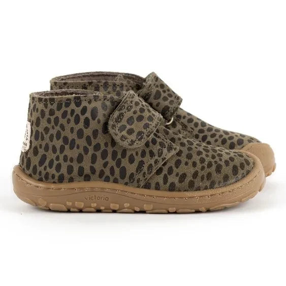 Victoria - Bosco Leopard Boots | Khaki