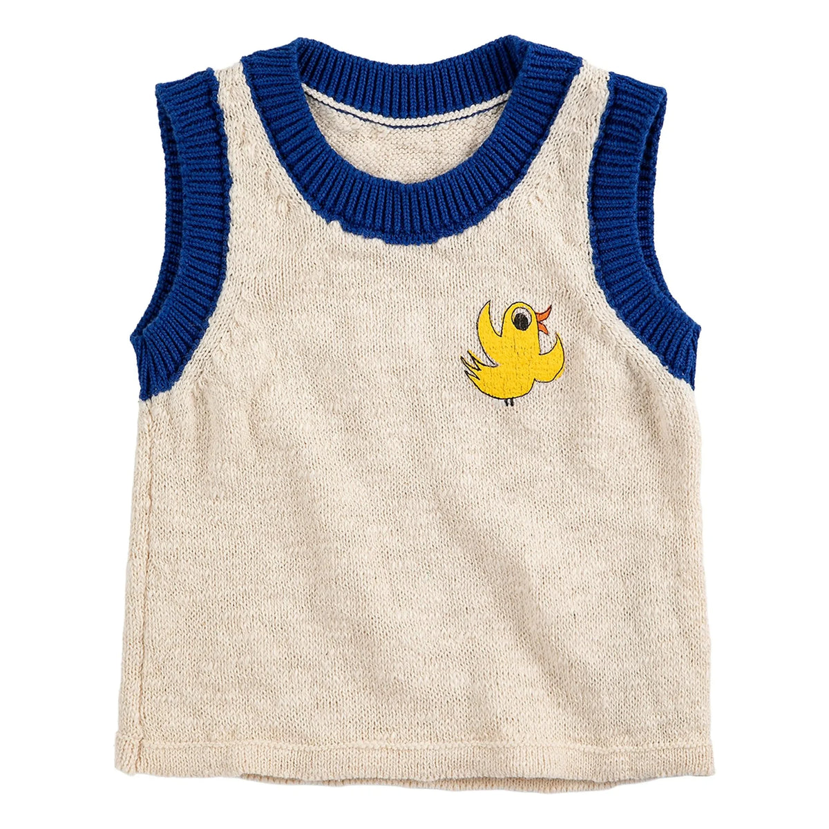 Bobo Choses - Oiseau Maille Tank Top | Ecru