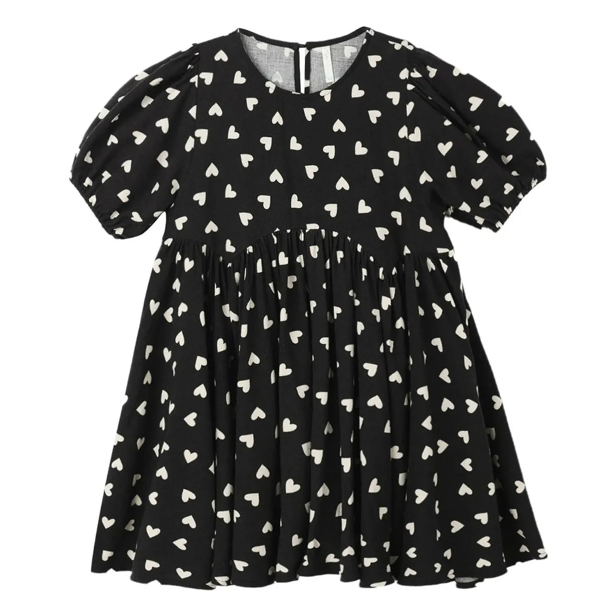 Rylee + Cru - Pink Hearts Dress | Black