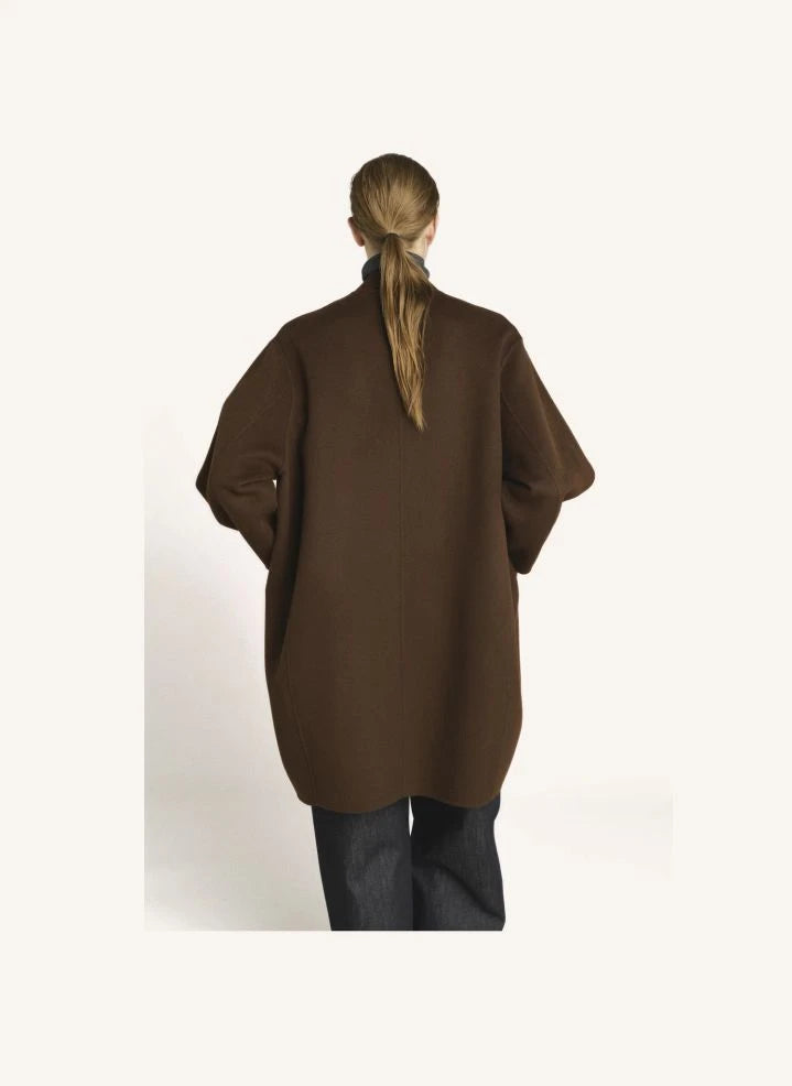 Soeur - Beaulieu Wool Coat | Chocolate