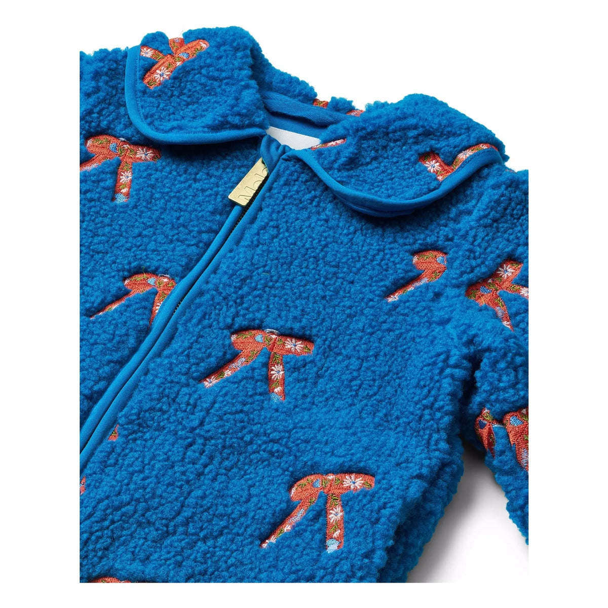Molo - Unna Knotted Collar Jacket | Electric Blue