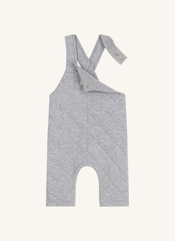 Petit Bateau - Fleece romper | Grey melange