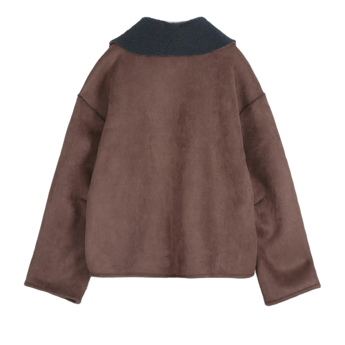 Bobo Choses - Soft Sherpa Reversible Jacket | Dark Brown