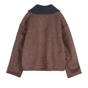 Bobo Choses - Soft Sherpa Reversible Jacket | Dark Brown