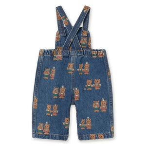 Tinycottons - Denim Dungaree Tea Room | Blue